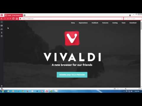 vivaldi متصفح إنترنت للاستخدام الثقيل