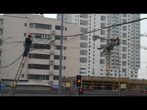 طريقة جديدة لإصلاح خطوط الكهرباء