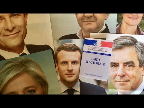 شاهد بدء عملية التصويت في الدور الأول من الانتخابات الرئاسية الفرنسية