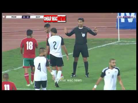 مراوغة نجم المغرب محمد أوناجم الرائعة للاعب منتخب مصر