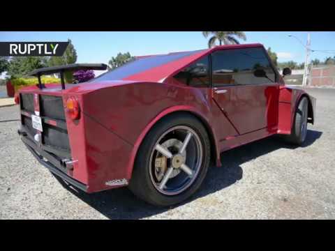 مخترع برازيلي يصمم سيارة فيراري من ركام معدني