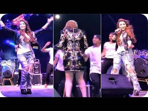 نسرين طافش ترقص  في مهرجان مومنتز في الأردن