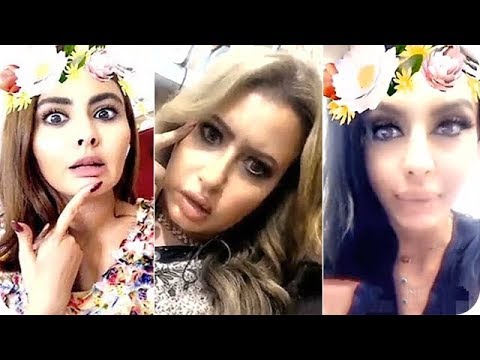 عبر فيديو نشرته على حسابها في سناب شات