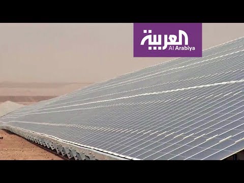 مشروع توليد الطاقة الشمسية في أكبر مخيمات اللاجئين السوريين