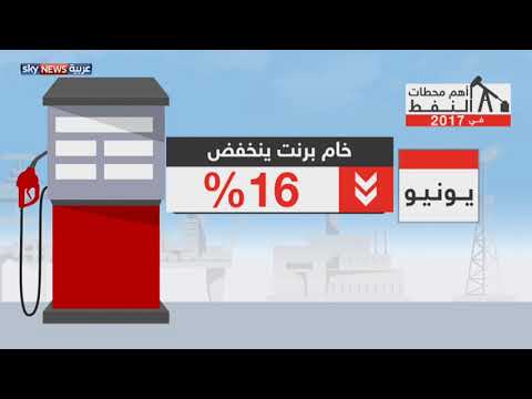 أهم محطات النفط في 2017