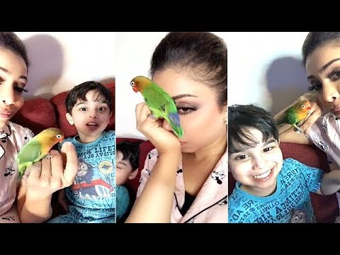 أبرار الكويتية تنشر لقطات طريفة مع ابنها