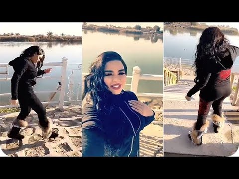 الفنانة جليلة على نهر دجلة