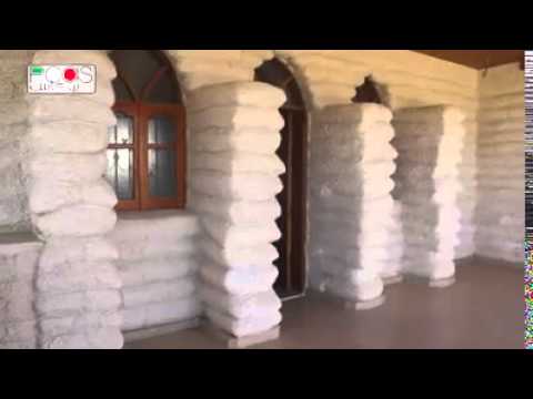 تأسيس فيلا من الرمال في قطاع غزة