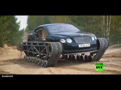 تحويل السيارة الكوبية الرياضية بنتلي إلى دبابة