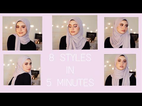 تعرفي على لفات حجاب آخر موضة يمكن تطبيقها في 5 دقائق فقط