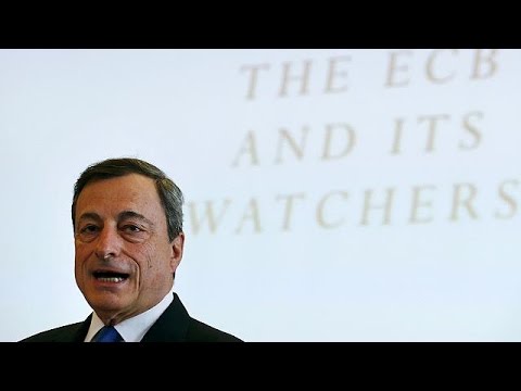 شاهد  دراغي يشيد بانتعاش منطقة اليورو اقتصاديًا