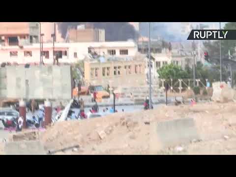 آثار الدمار جراء الانفجار الكبير في العاصمة اللبنانية بيروت