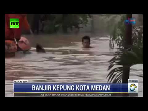 شاهد فيضانات عارمة تجتاح إندونيسيا وأنباء عن سقوط قتلى