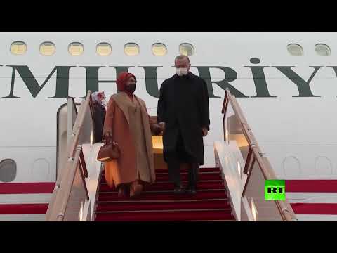 الرئيس التركي أردوغان يصل أذربيجان في زيارة رسمية