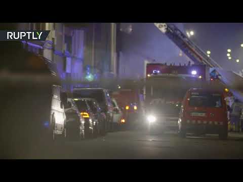 مقتل شخصين على الأقل في حريق في مبنى مهجور في إسبانيا