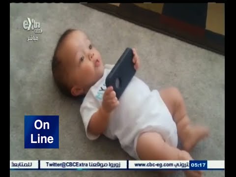 رد فعل رضيع يسمع الموسيقى للمرة الأولى