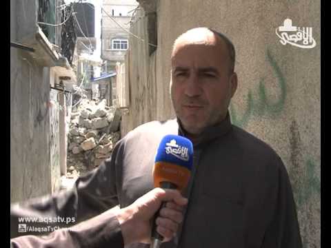 شاهد شهيدة شمال القطاع جراء انهيار منزل مدمر