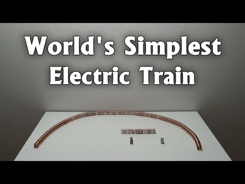 أسهل طريقة لصناعة قطار كهربائي