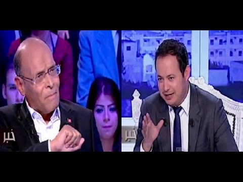 رئيس تونسي سابق يحرج مذيعًا على الهواء