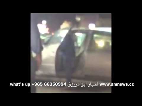 فتاة تتشاجر مع شاب داخل مغسلة سيارات