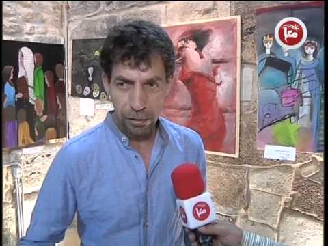 شاهد معرض للفن التشكيلي يجسد الوحدة الفلسطينية