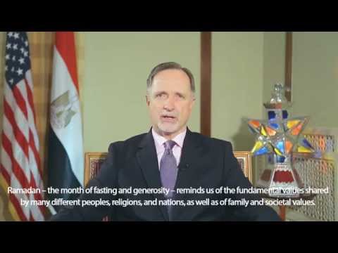 السفير الأمريكي في القاهرة يهنئ المصريين برمضان