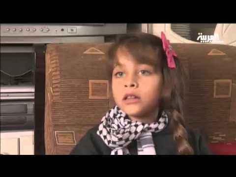 جنى التميمي صحافية فلسطينية لا تتعدى الثامنة من العمر