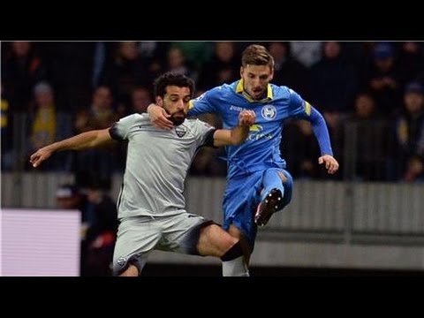 ملخص لمسات محمد صلاح أمام باتى بريسوف في دوري الأبطال