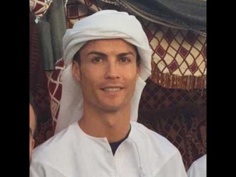 اللاعب كريستيانو رونالدو في الإمارات