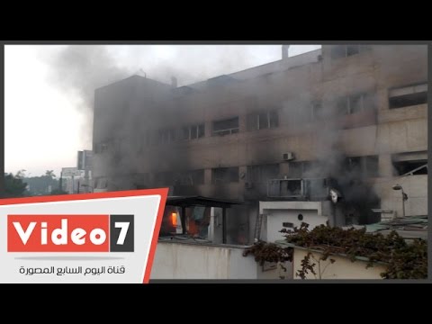 انفجار خط غاز في مصنع المصل واللقاح في الجيزة