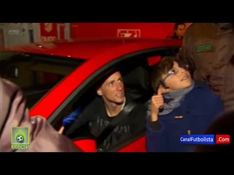 جماهير أتليتيكو مدريد تحاصر سيارة توريس