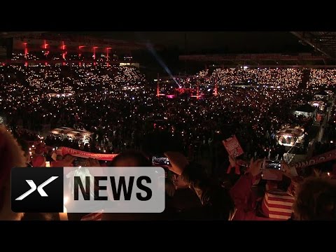 الجماهير تنشد ترانيم الكريسماس فى استاد يونيون برلين