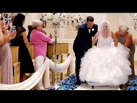 عروس تتحدى الصعاب وتسير يوم زفافها