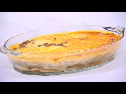 طريقة عمل مسقعة بالكريمة