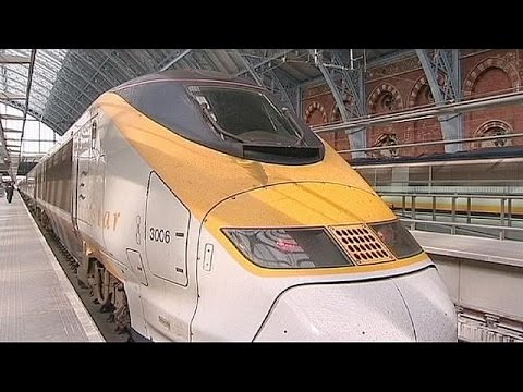 توقف حركة القطارات الرابطة بين فرنسا وبريطانيا