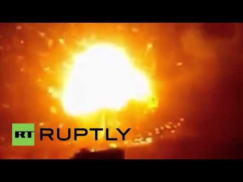 انفجار لمخزن أسلحة في معسكر جبل نقم