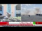 شاهد انفجارات تهزّ مطار عدن بالتزامن مع وصول الحكومة الجديدة
